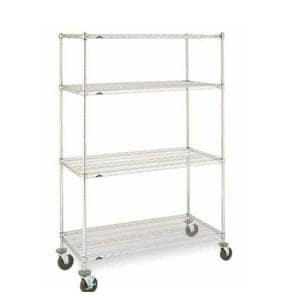 Super Erecta Wire Cart 24x48" Stem Caster