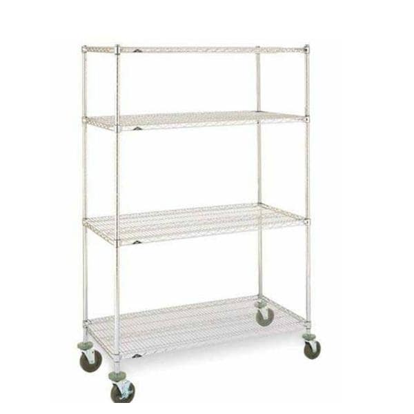 Super Erecta Wire Cart 24x48" Stem Caster