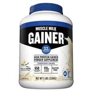 Muscle Milk Gainer Powder Vanilla 5lb Canister 4/Ca