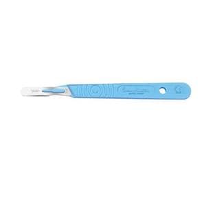 Scalpel Dermaplaning #10R Stainless Steel Plastic Guard Sterile Disposable 10/Bx