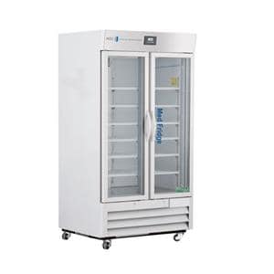 Pharmacy Refrigerator 36 Cu Ft 2 Glass Doors 2C-8C Ea