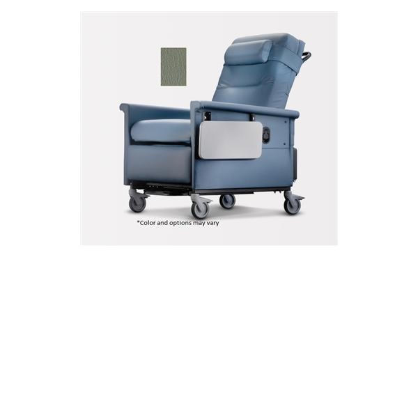 Bariatric Recliner All Steel 500lb Power Gray Ea