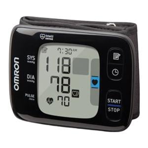 7 Series Blood Pressure Monitor Black/Gray Wrist Digital LCD Display Ea