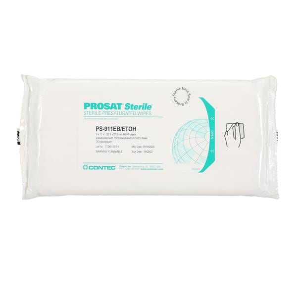 Prosat Presaturated Wipes Pouch 30/Pk