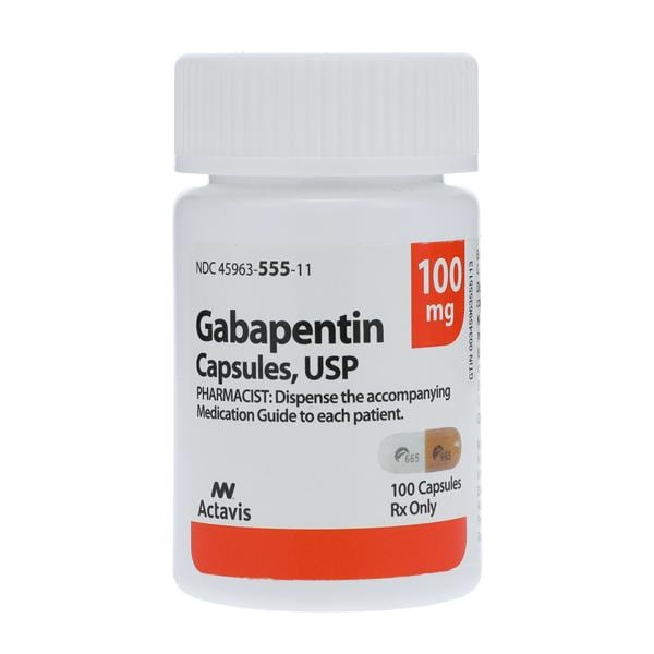 Gabapentin Capsules 100mg Bottle 100/Bt