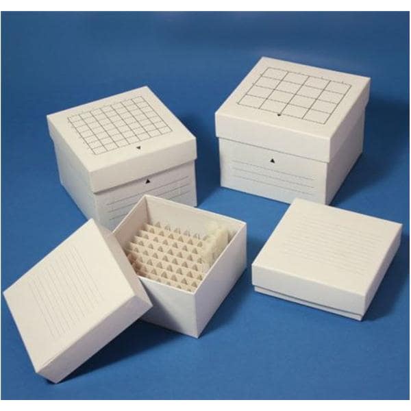 Freezer Storage Box Cardboard 134x134x76mm White Ea