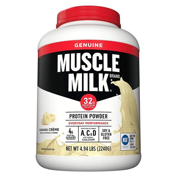 Muscle Milk Protein Powder Vanilla Cream 4.9 Lb Tub 4/Ca