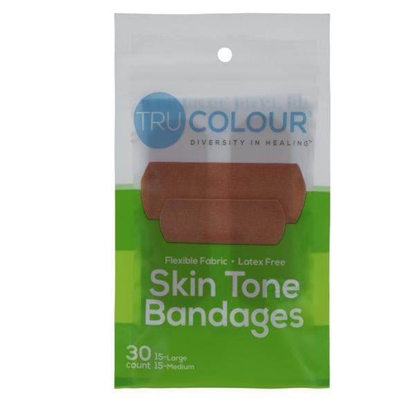 Bandage Cotton/Fabric Large Olive/Moderate Brown Sterile 30/Bg, 50 BG/CA