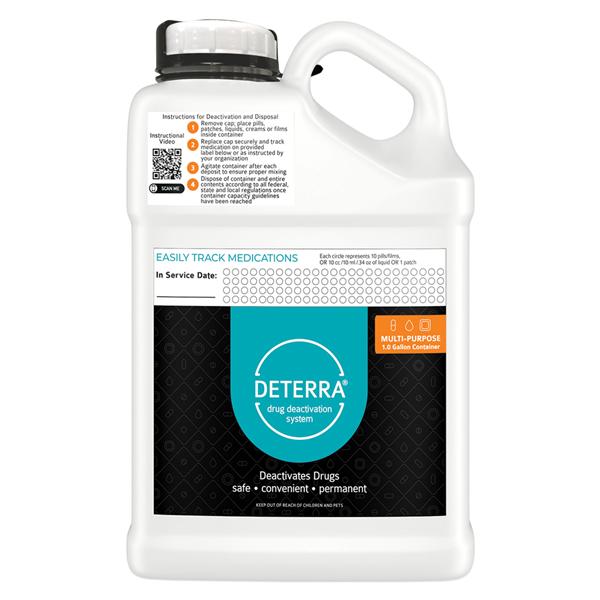 Deterra Drug Deactivation & Disposal System 1gal Activated Carbon 4/Ca