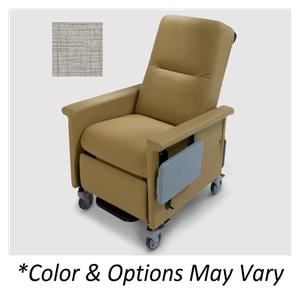 86 Series Transporter Recliner Powder-Coated Steel Frame 500lb Mnl Graystone Ea