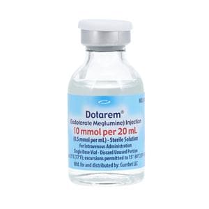 Dotarem Injection 0.5mmol/mL SDV 20mL 10/Ca