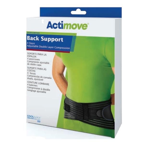 Actimove Double Layer Support Back Size X-Large Elastic/Neoprene 32-46