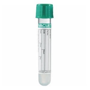 Vacuette Blood Collection Tube Green Cap 3.5mL Lithium Heparin Separator 1200/Ca