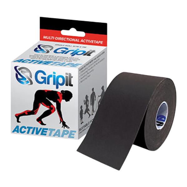 Gripit ACTIVETAPE V2 Support Tape Fabric 5.5ydx3" Black Ea