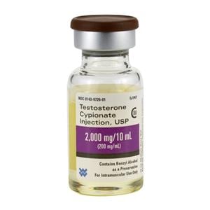 Testosterone Cypionate Injection 200mg/mL MDV 10mL Each