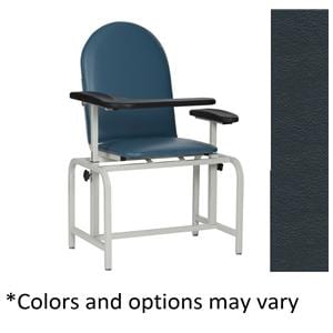 Solace Blood Draw Chair Indigo 300lb Capacity Ea