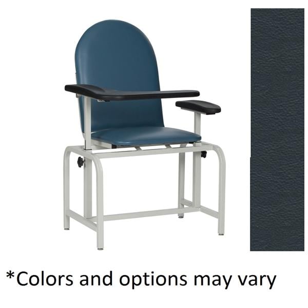 Solace Blood Draw Chair Indigo 300lb Capacity Ea