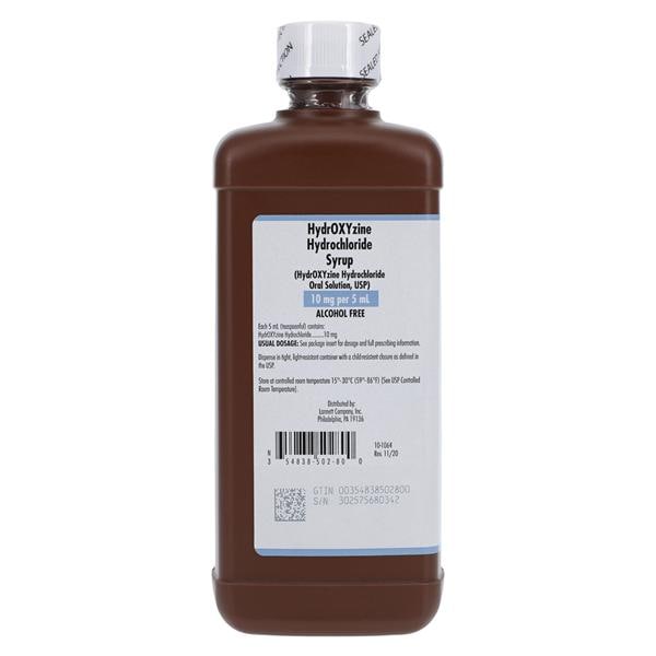 Hydroxyzine HCl Oral Syrup 10mg/5mL Bottle 473mL Each