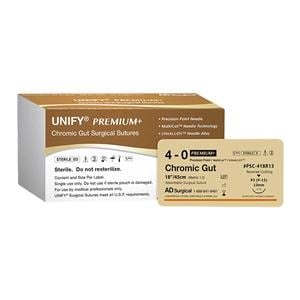 Unify Suture 4-0 18" Chromic Gut Monofilament P-14 Brown 12/Bx