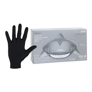 Shark Nitrile General Purpose Gloves X-Large Black, 10 BX/CA