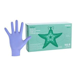 Starfish Nitrile General Purpose Gloves Small Violet Blue, 10 BX/CA