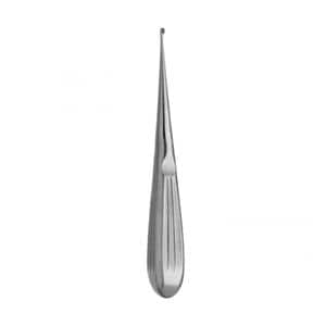 V. Mueller Spratt Mastoid Curette 6-1/2" Stainless Steel Non-Sterile Reusable Ea