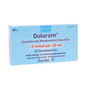 Dotarem Injection 0.5mmol/mL Prefilled Syringe 20mL 10/Package