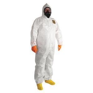 ComfortGuard Protective Coverall SMMS Fabric Large White 25/Ca