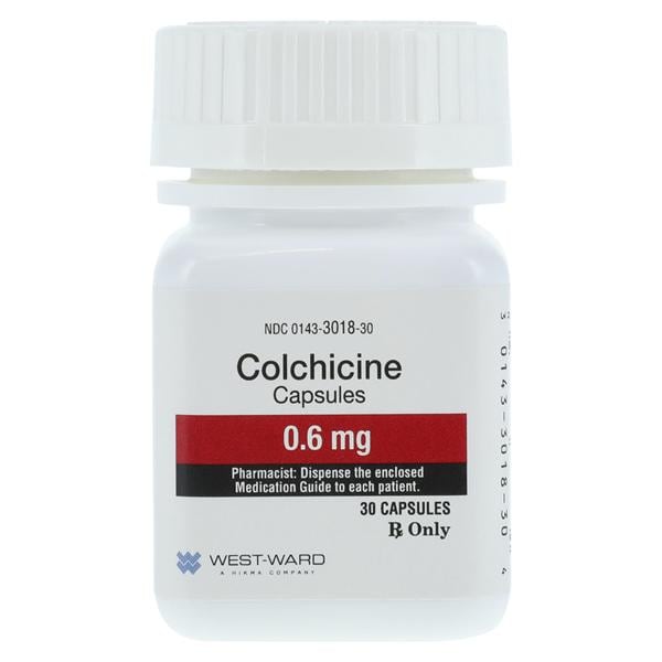 Colchicine Capsules 0.6mg Bottle 30/Bt