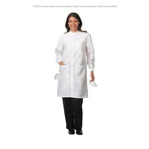 Lab Coat 3 Pockets Long Sleeves Large White Unisex Ea