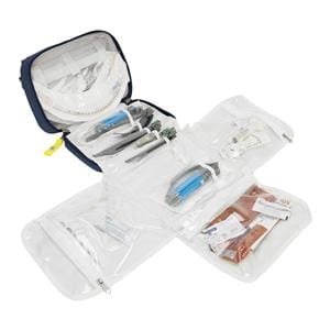 Meret AIRWAY PRO X Intubation Module 6.25x10.25x3.95" Navy Blue Ovrszd Zpr