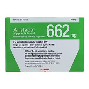 Aristada Injection 662mg SDV 2.4mL 1/Bx