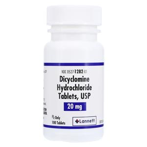 Dicyclomine HCl Tablets 20mg Bottle 100/Bt