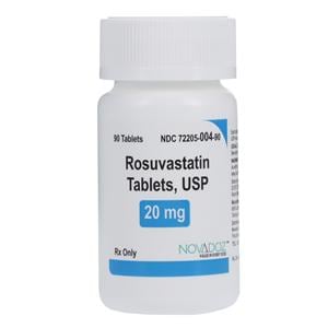 Rosuvastatin Calcium 20mg 90/Bt