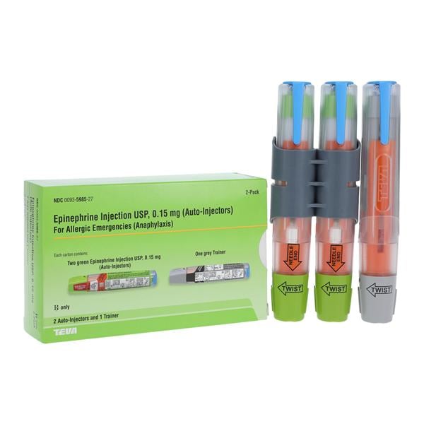 Epinephrine Injection 0.15mg Auto-Injector 2/Package