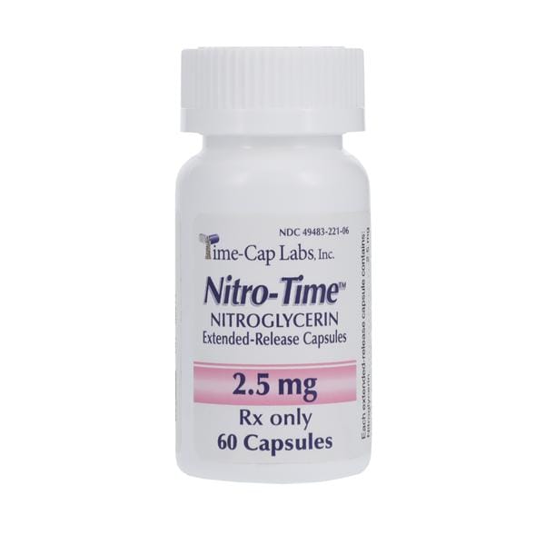 Nitroglycerin 2.5mg Each