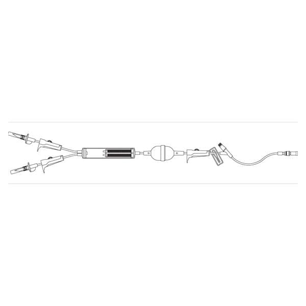 Lifeshield Blood Administration Set Clave Y-Injection Site 80" 20 Drop/mL 48/Ca