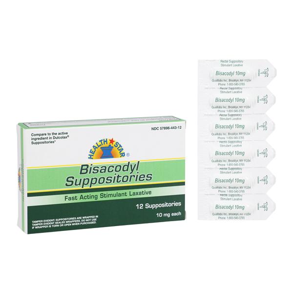 Bisacodyl Suppositories 12/Bx