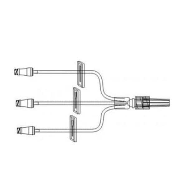 IV Extension Set 6" Rotating Luer Lock 50/Ca