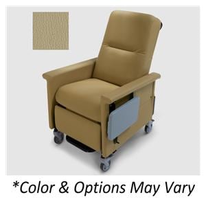 86 Series Medical Recliner Powder-Coated Steel Frame 500lb Capacity Power Nat Ea