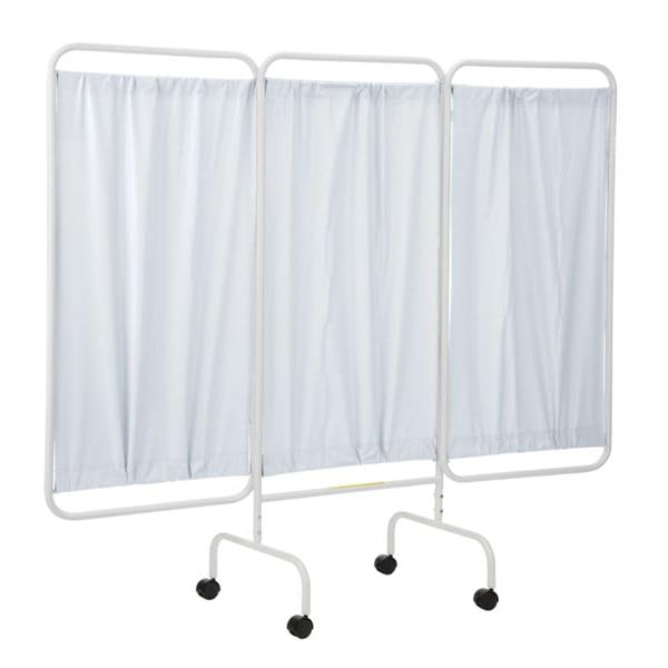 Privacy Screen Powder-Coated Steel White Ea