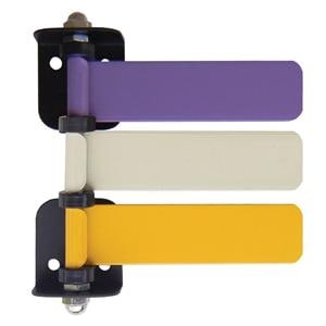 Exam Room Signal Flag System Lavender/Beige/Yellow Pwd Ct Alm w/ 3 Flgs Ea