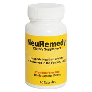 Neuremedy Dietary Supplement Benfotiamine 150mg 60/Bt