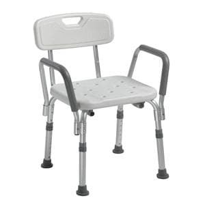 KD Shower Chair 300lb Capacity Aluminum Frame