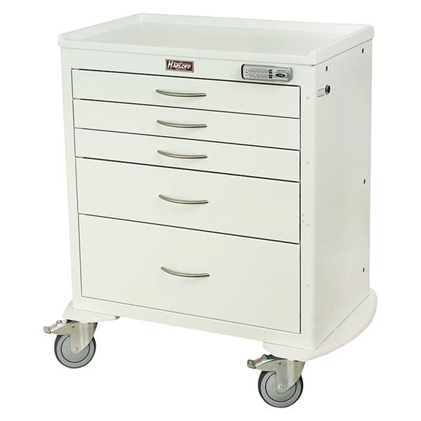 Crash Cart Emergency M-Series 22x36.75x37.25" (5) Drawer Elctrnc Kypd Lk Ea