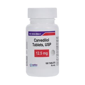 Carvedilol 12.5mg 100/Bt