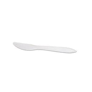 GEN WraPolypropyleneed Mediumweight Cutlery/Knvs/Wht/6 .25/1000/Cr 1000/Ca