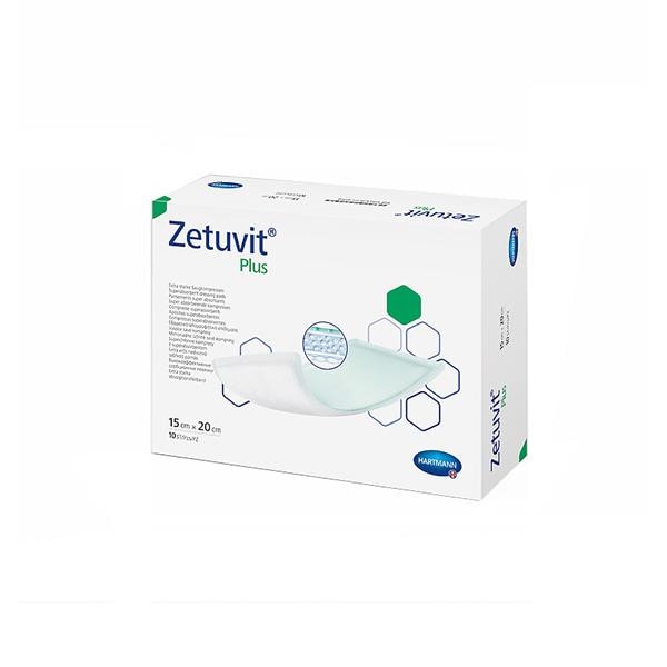 Zetuvit Plus Non-Woven Wound Dressing 6x8" Sterile Rect Non-Bordered Spr Abs