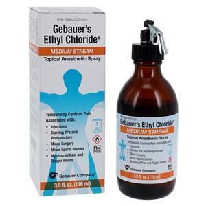 Ethyl Chloride Topical Spray Medium Stream Bottle 3.9oz 12/Package