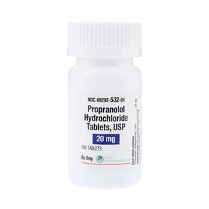 Propranolol HCL 20mg 100/Bt